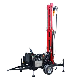 Multi Functional Rock Drilling Rig for Water Wells Four Wheel Drive Large Water Well Drilling Rig
