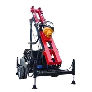 300m Depth Fully Automatic Wheels Hydraulic Water Well Drilling Machines for Drill Rig Household Well Equipment