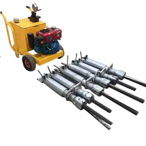 Hydraulic Stone Block Splitter Portable Concrete Split Face Stone Rock Bolts Splitting Machine