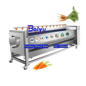 Fruit and Vegetable Peeling Machine for Carrots Potatoes Ginger Cassava Peeling