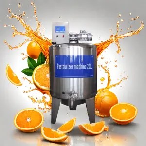 Commercial Small 1000 Kg 500 Kg/H 50L Flash Milk Pasteurizer Fruit Juice Pasturization Machine