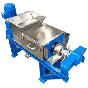 Double-Screw Vegetables Fruits Press Juicer Twin-Screw Food Waste Dewatering Machinery