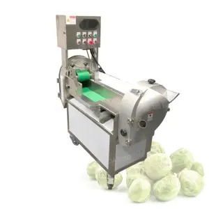 Potatoes Cutting Into Shreds High Yield Root Vegetable Cutting Machine