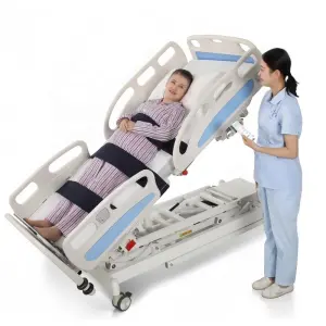 5 Functions Adjustable Manual Medical Equipment Hospital Bed for Clinic Home Care