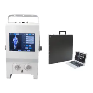Portable 5.3KW Medical X-ray Machine DR X-ray System with Flat Plane Detector and Electric Accessories