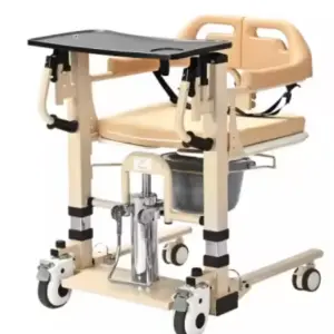 Hydraulic Mechanical Lift Transfer Wheelchair for Elderly and Patients Paralytic Bathroom Safety Equipment with Walker Chair