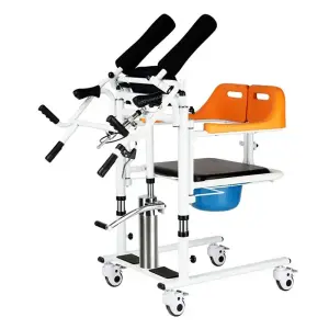 Hydraulic Patient Transfer Chair with Commode Lifting Chair for Elderly Moving Bathroom Safety Equipment