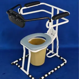 Electric Reverse Seated Toilet with Flushing for Disabled People Bathroom Safety Equipment for Buttocks Care