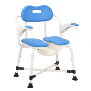 Durable Shower Chair for Elderly Care Home Safety Equipment with Rehabilitation Therapy Supplies for Home Bathroom