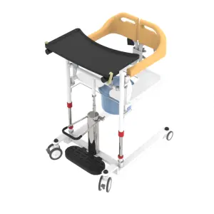 Hydraulic Patient Lift Transfer Chair Medical Safety Equipment for Bathroom Wheelchair to Car Bed Shower Transfer Chair