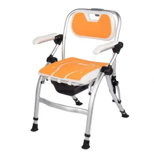 Adjustable Folding Shower Chair for Elderly and Disabled Bathroom Safety Equipment