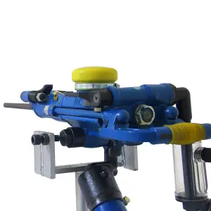 Small Percussion Type Rock Gas Powered Drilling Rig Tunnel Rock Drill Machine