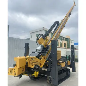 Multi-Functions Solar Piling Ramming Machine Bore Pile Drilling Machine For Solar Farm