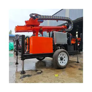Water Drilling Rig Machine Portable Well Drilling Machines 230 m Deep Rig