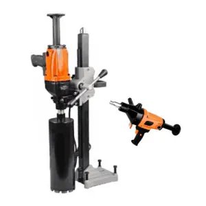 Small Size 160mm Electric Power Portable Handheld + Fixed Driller Concrete Diamond Core Drilling Machine