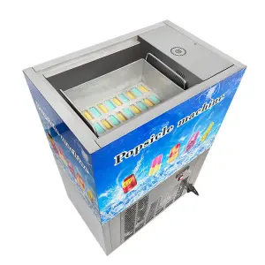 Ice Lolli Popsicle Maker Machine Mini Automatic Ice Cream Popsicle Making Equipment
