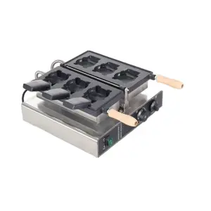 Commercial Cat Waffle Maker Machine with Hellokitty Shape Electric Taiyaki Waffle Maker Ice Cream Taiyaki Machine