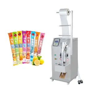 Automatic Ice Popsicle Filling Packaging Machine Ice Pop Ice Candy Packing Machine