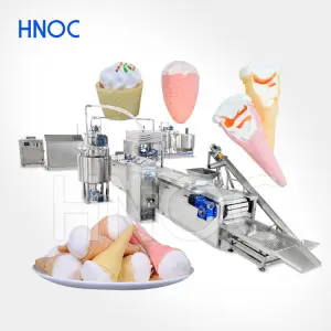 Mini Ice Cream Shape Cone Fruit Jam Chocolate Filled Marshmallow Filling Machine