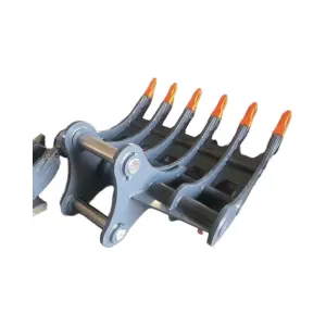 High Efficiency 5-6 Ton Excavator Rake for Garden Use