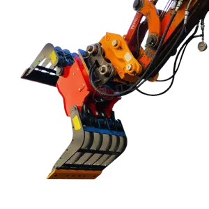 Excavator Hydraulic Rotating Grab Demolition & Sorting Excavator Grapple