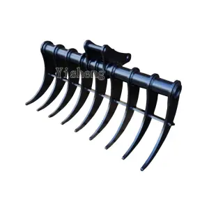 Steel Casting Excavator Rake for SOLAR 225LC-V SOLAR 250LC-V Rake Bucket for Excavator