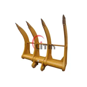 Excavator Attachment Parts Root Rake Excavator Root Stick Rake Bucket