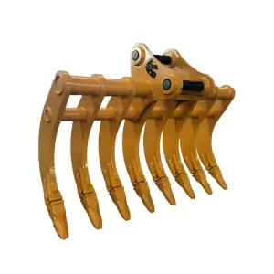 Mini Excavator Attachments Root Rake for 1-4 Tons Mini Excavator