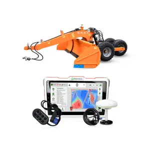 Agricultural Telescopic 4M Hydraulic Grader Land Leveler Blade Scraper Grader Machine With Satelliate Land Leveling System