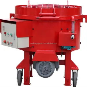 Concrete Mixers Portable Mini Mobile Refractory Pan Mixer