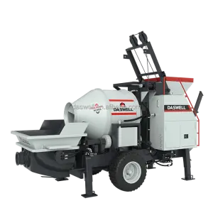 Mixing and Pumping Use Concrete Mixer With Pump Machine for Construction