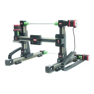 Multi-Axis Gantry Slide Rail Cross Cnc Workbench Manipulator Synchronous Belt Slide Module Belt Type Module