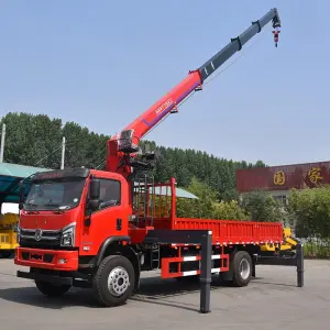 5 Ton  Manipulator Telescopic Boom Truck Mounted Crane