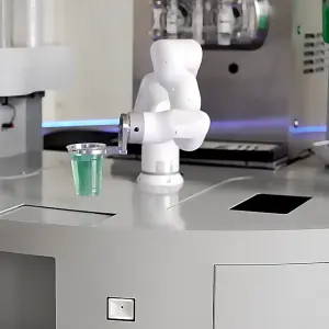 Mini 6 Axis Robot Arm 1kg Payload Collaborative Robot with Motor PLC Bearing-Economical Mini Manipulator