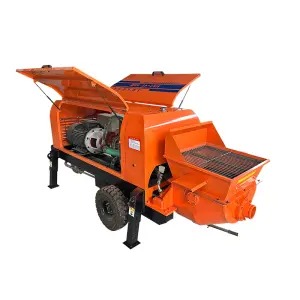 Mini Concrete Pumps With Remote Control and Automatic Lifting Electric Concrete Pump