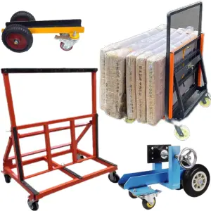 Dolly Transport Glazing Carrying Rack Glass Trolley