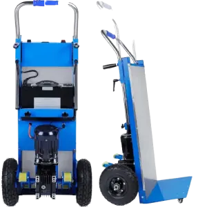 120Kg Electric Battery Stair Climber Trolley for Hand Carts & Trolleys with Dolly Climbing Platform Structure