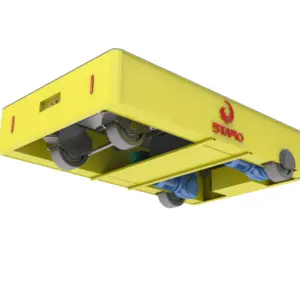 20T Trackless Transfer Cart Trolley Battery Operated Electric Car Mover Mining Transport 4 Wheels Vehicles