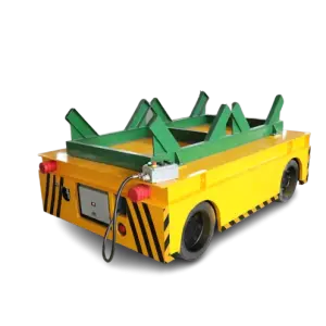 Electric Motorized Transfer Trolley Condition Flatbed Cart for Steel & Farm Industries