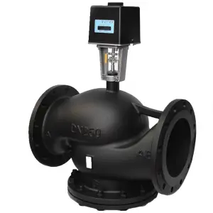 Integrated Electric Temperature Control Valve Steam Heating/Cooling Motorized Heat Transfer Oil