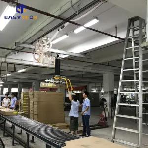 Lift Equipment Ply Pallet 50kg Bags Handling Device Movable Parcel Glazing Robot Vacuum Tube Lifter