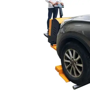 Motorized Battery-Powered Platform Trailer Machine Towing Tools Electric Car Mover