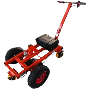 AMBITION Electric Trailer Dolly with 5 All-Terrian Tyres Towing Car Dolly Tow Trailer