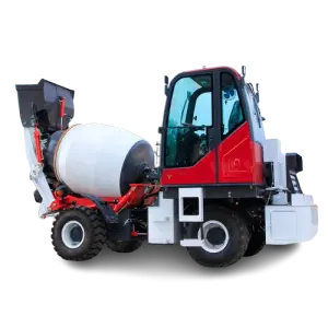 Auto Mini Cself Falling Concrete Mixer Truck  1.5m3 Engine