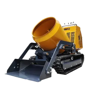 Mini 300L Capacity Concrete Mixer Dump Truck with EPA Engine Crawler Loader Pump & Motor Core Components