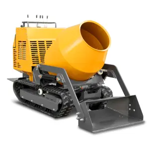Crawler Mortar Cement Concrete Mixer Small Dumper Style Concrete Mixer House Construction Mini Concrete Mixer