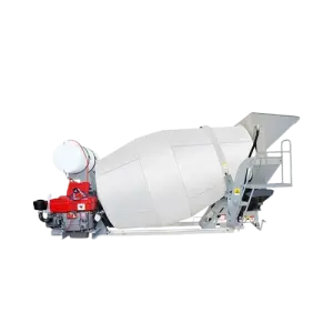 Three Wheeled Concrete Mixer Truck 2.5 Cubic Meters Diesel Construction Cement Mix Truck