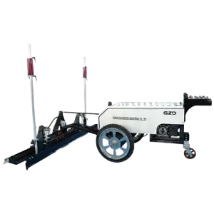 2 Wheels 3kw Road Levelling Laser Concrete Power Screed Machine