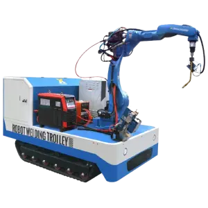 Steel Structure AGV Mobile Welding Robot Carts Industrial Welding Robot