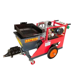 Powerful Diesel Mortar Texture Sprayer Plaster Mortar Paint Sprayer Machine
